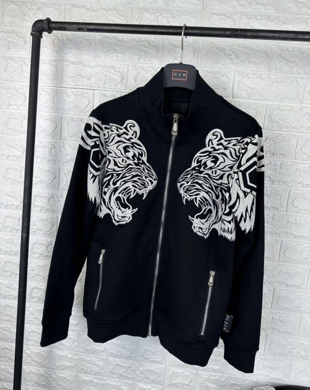 Кофта на молнии Plein Tigers Crystall премиум