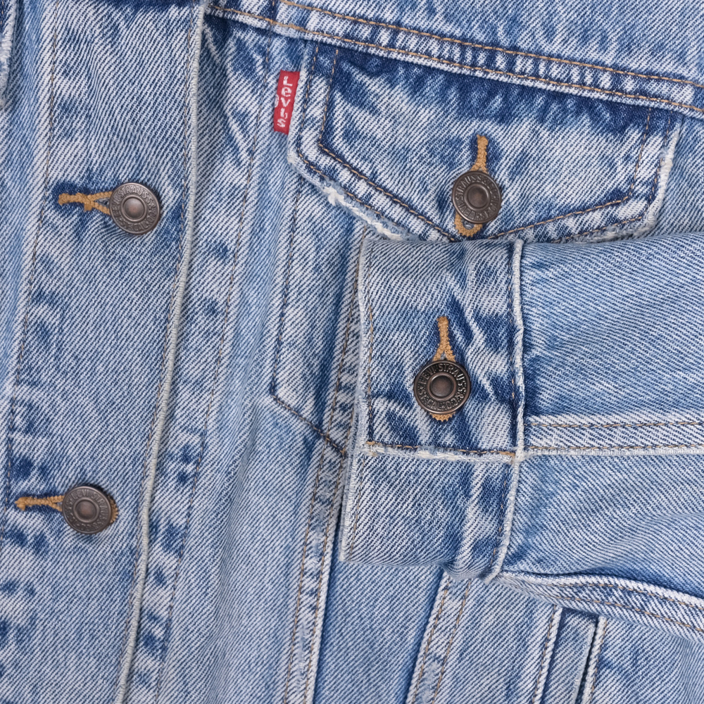 Классическая джинсовка Levi's приятного голубого цвета из женской линейки, S