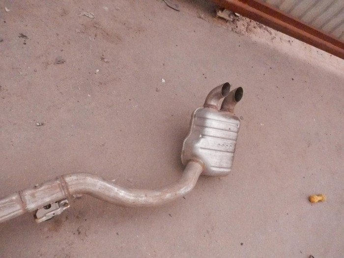 Катализатор с глушителем Mercedes GLE V167 (2018-н.в.)