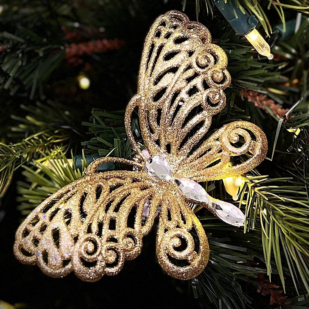 Бабочка, украшение на ёлку