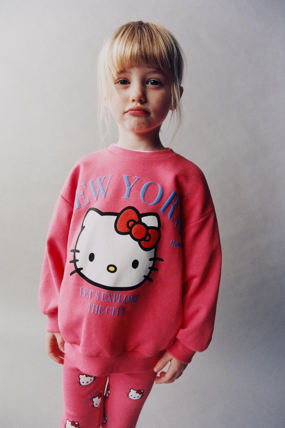 Толстовка и легинсы в рубчик hello kitty © sanrio