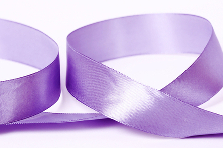 Лента атласная 25 мм "Gamma" №034 т.сиреневый