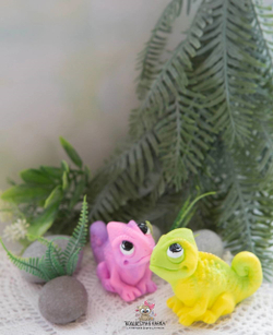 Силиконовая форма Хамелеон