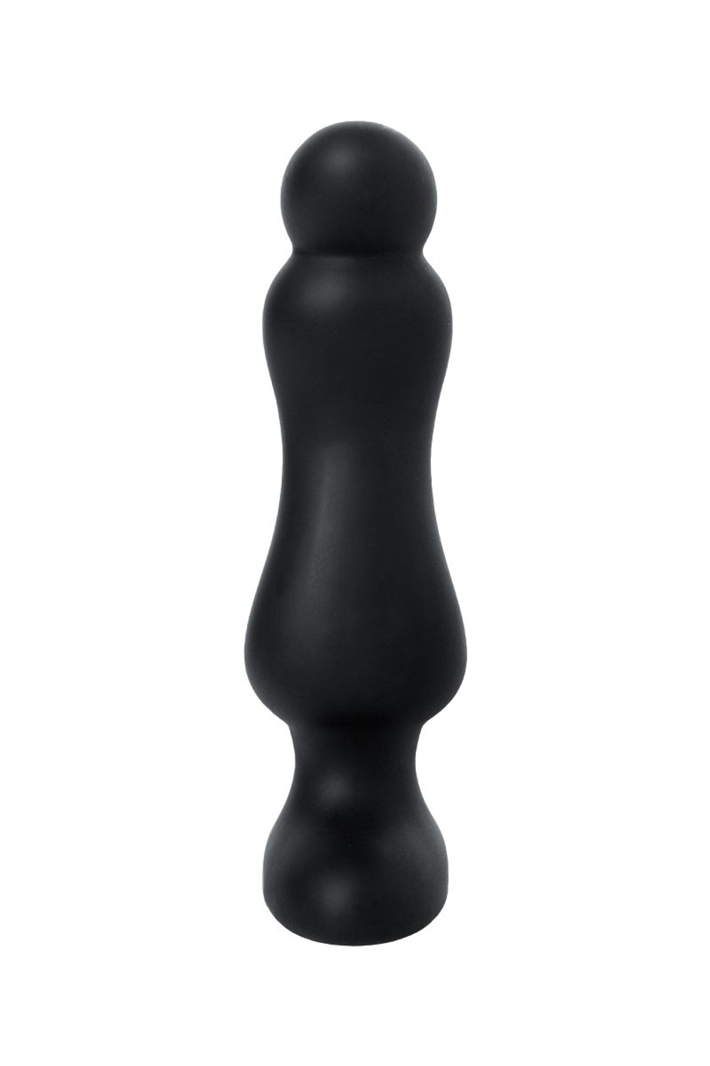 Чёрная анальная втулка G Point D-PENG с пультом - 12,3 см. (Цвет: черный)