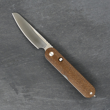 Нож Rapax Mimi Brown Micarta Satin