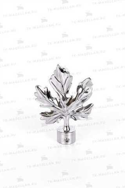 Наконечник АМ Виноградный лист 16мм, гл.серебро