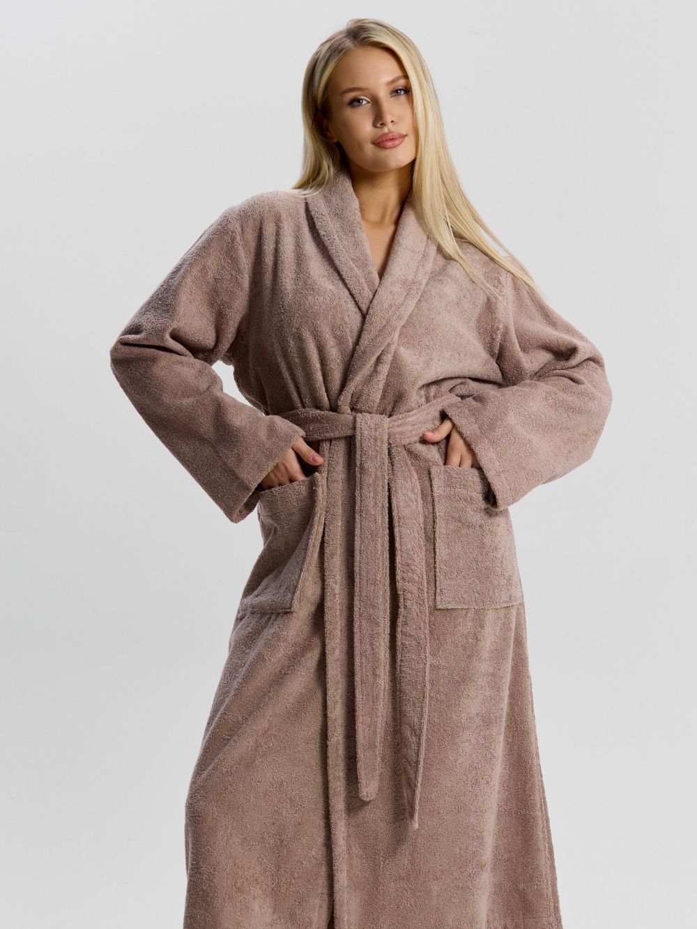 Халат женский Комфорт-3 Виотекс СЕРО-БЕЖЕВЫЙ