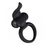 Эрекционное виброкольцо Lingus черное от Adrien lastic