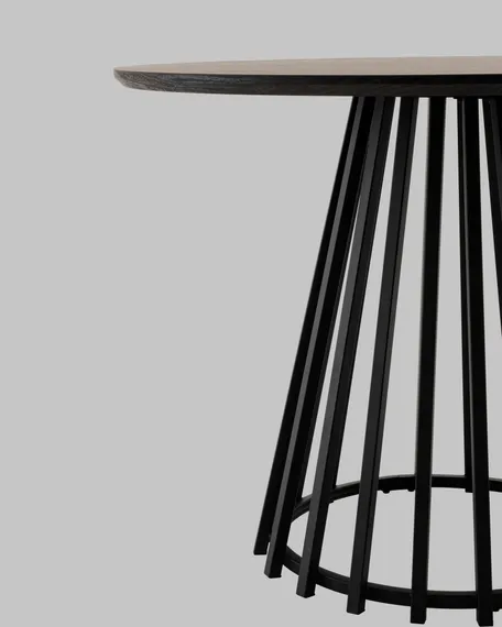 Стол обеденный Daphne 100*75 см темное дерево