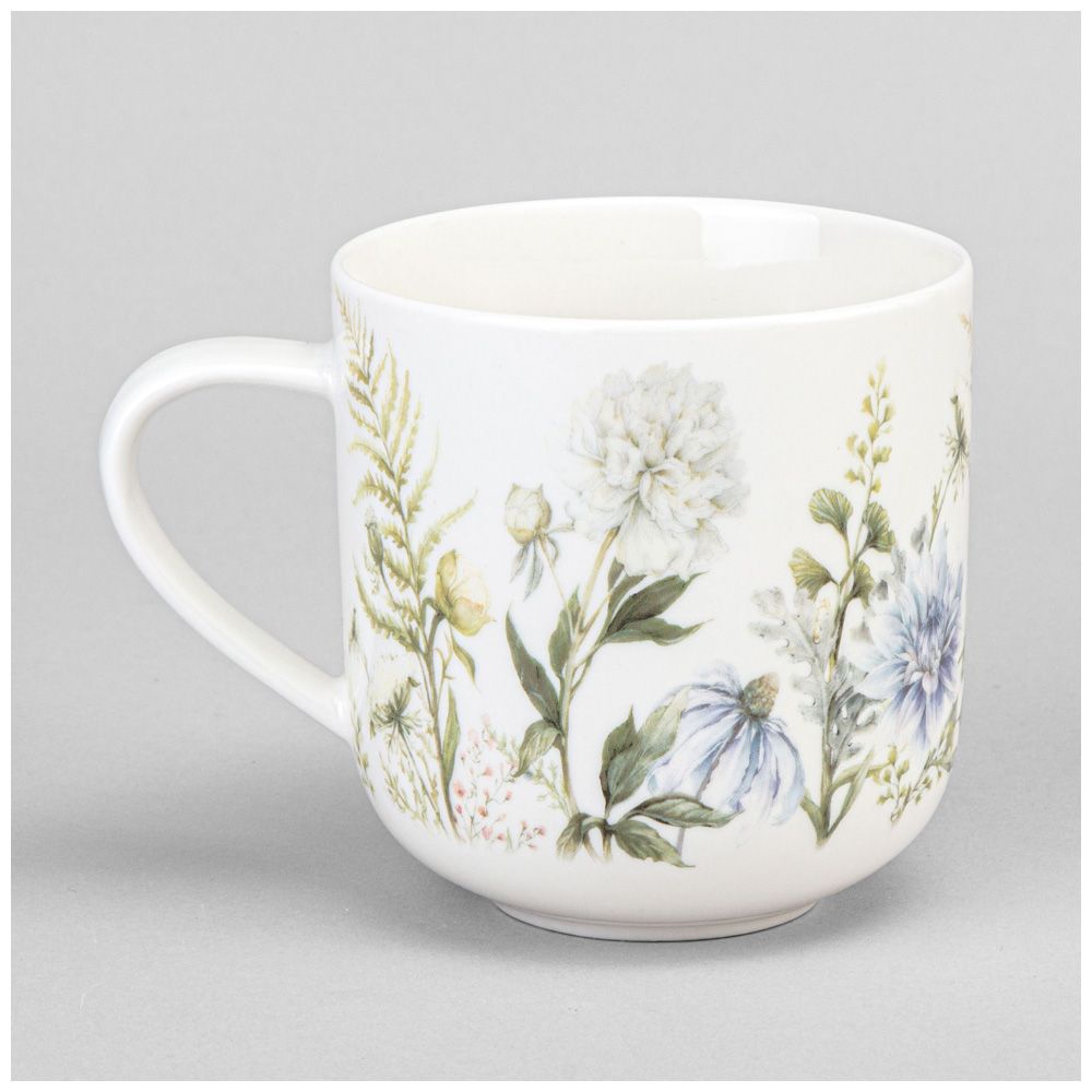 НАБОР КРУЖЕК LEFARD "GRASSES" НА ДЕРЕВ. ПОДСТАВКЕ 4 ШТ. 420 МЛ (КОР=6НАБ.)