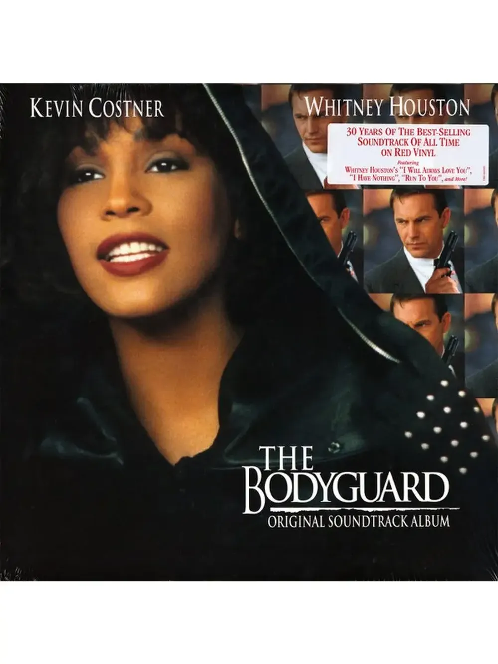 Whitney Houston. Bodyguard (30th Ann) RED LP Телохранитель