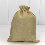Мешочек 30х40см Лен искусственный (Капучино)