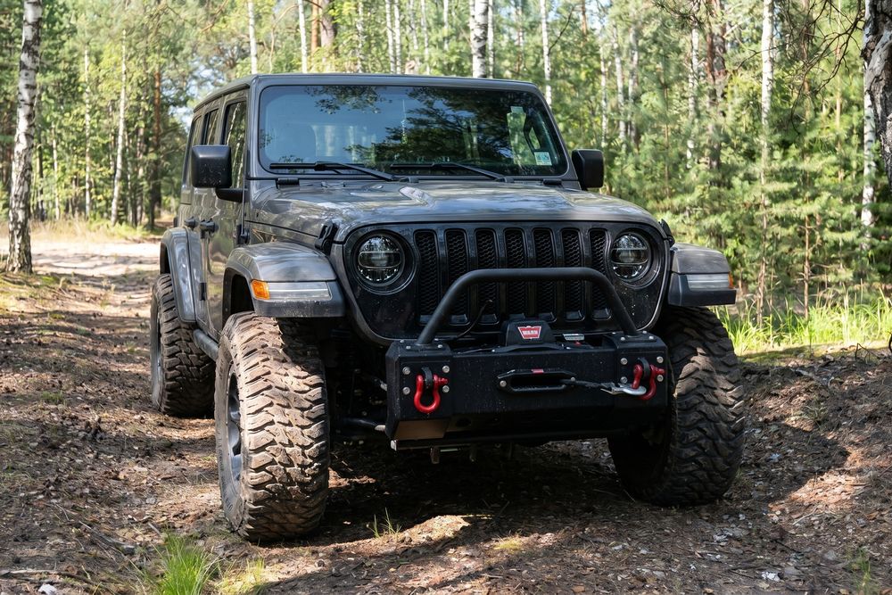 Бампер силовой передний BMS Adventure для Jeep Wrangler JL 2018-2026