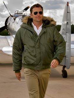 N-2B Flight Jacket (оливковая -S.green)