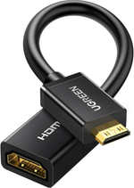 Кабель-переходник HDMI - mini HDMI, V2.0, 4K@60Hz, 22см, UGREEN 20137