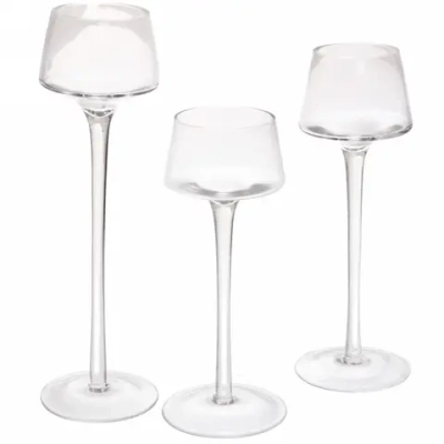 Подсвечники в наборе 3шт «Сrispy» 7,5*20,23,26см