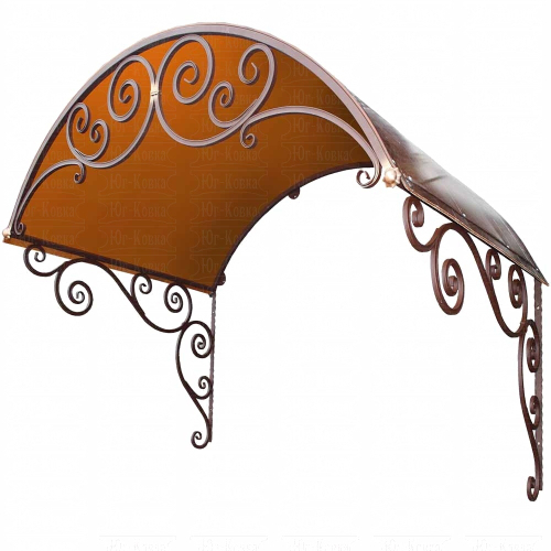 Козырек Арка бронза