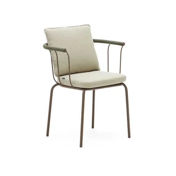 Уличный стул Salguer, зеленый/коричневый