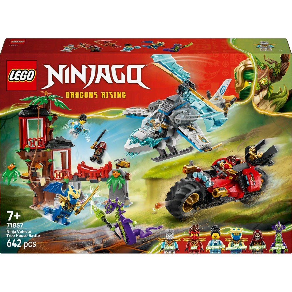 Конструктор LEGO Ninjago 71857 Битва ниндзя: домик на дереве с транспортом — фото 2
