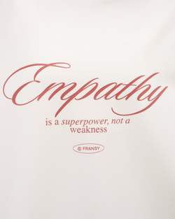 Футболка EMPATHY, с красной печатью