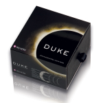 Стальное эрекционное кольцо с гравировкой Duke - 5,1 см.