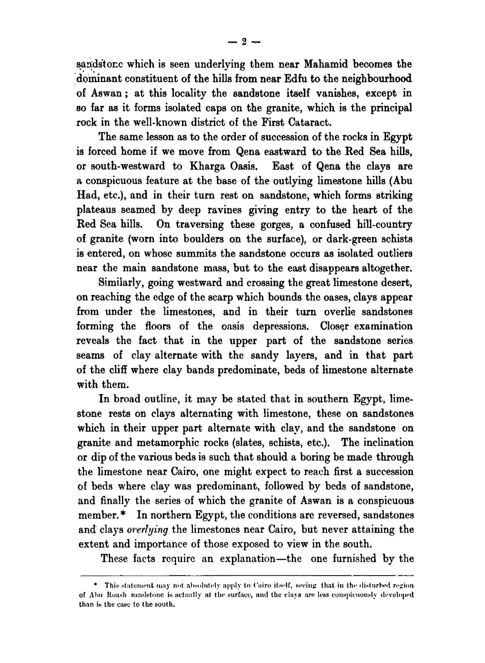 The principles and objects of geology, with special reference to the geology of Egypt | Hume W. F.
