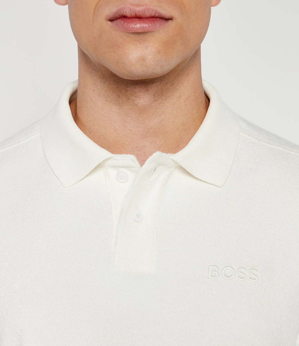 Поло Pe_Towel BOSS ORANGE - экрю(50511083)