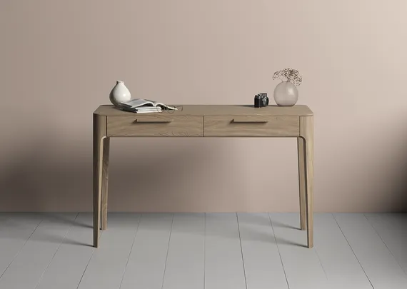 Консоль Type oak 2 ящика ширина 120 см (натуральный дуб)