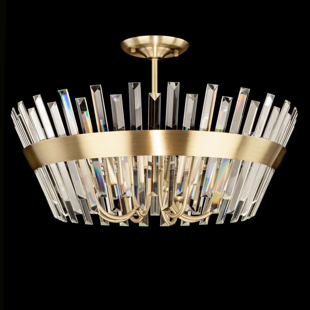 Citilux Вестерос CL307183 Люстра хрустальная потолочная Бронза