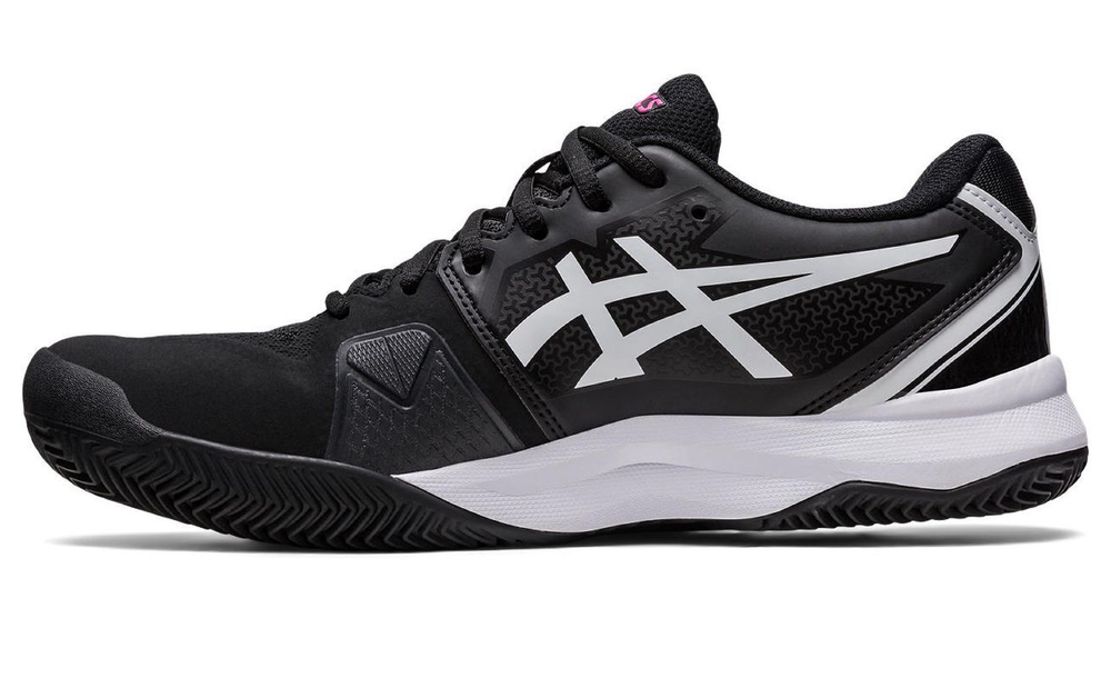 Мужские кроссовки теннисные Asics Gel-Challenger 13 Clay - black/hot pink