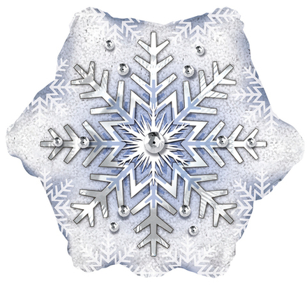 CTI (9''/23 см) Мини-фигура Снежинка Серебро