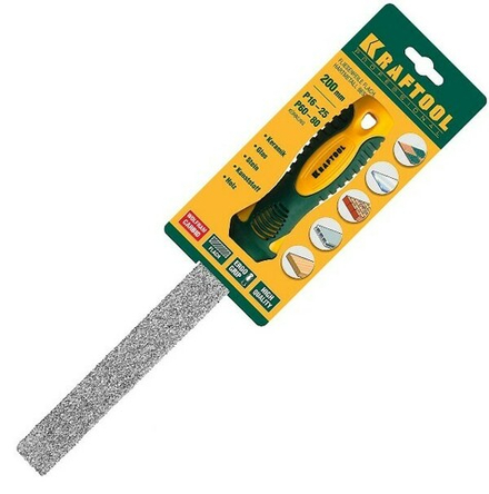 16080-20 Напильник KRAFTOOL карбид вольфрама плоский 200мм