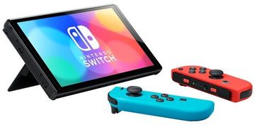 Игровая приставка Nintendo Switch OLED 64 ГБ, неоновый синий/неоновый красный