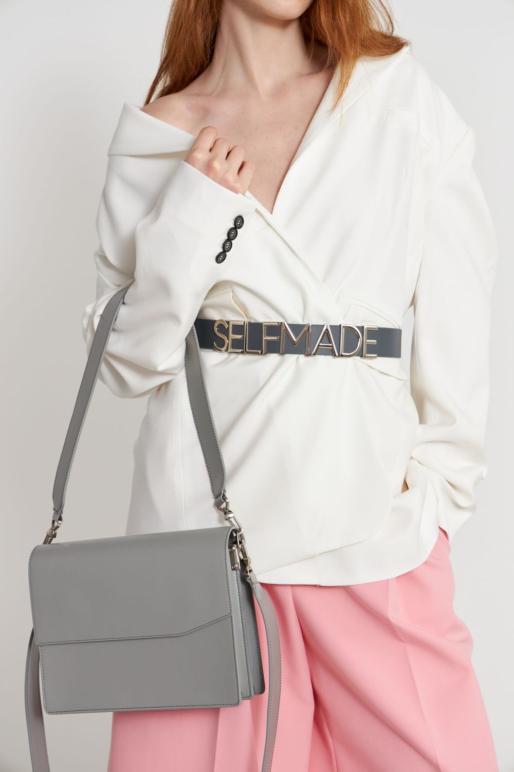 ШИРОКИЙ РЕМЕНЬ НА КОБУРНЫХ КНОПКАХ SELFMADE GRAPHITE