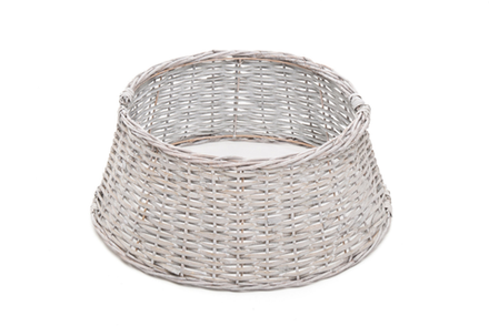 Корзина под елку Кантри Стайл 95*75*30 см., светлое дерево, разборная, ЕлкиТорг (95-231)