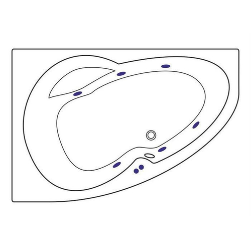 Акриловая ванна Excellent Newa L Soft 160x95 WAEX.NEL16.SOFT