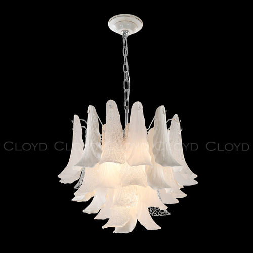 Люстра Cloyd WASABI C10 / Ø60 см - керамика - хром (арт.11449)