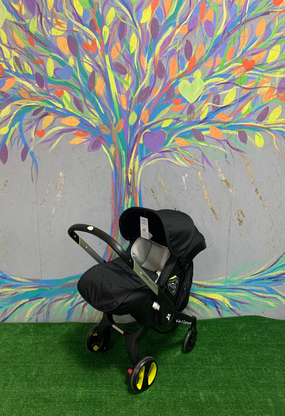 Автолюлька 4в1 Черный, FooFoo