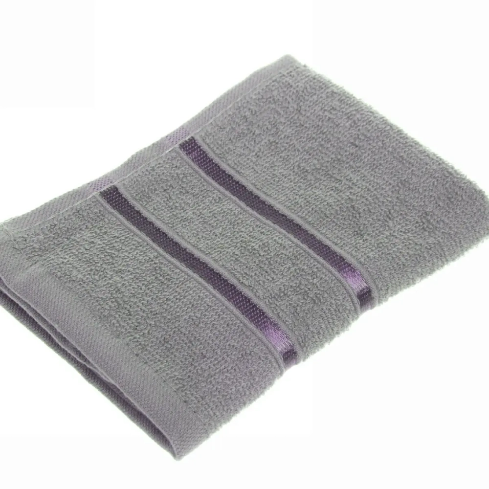 Полотенце махровое 30*30см «LUNA» цвет серый 10330 плотность 360гр/м2