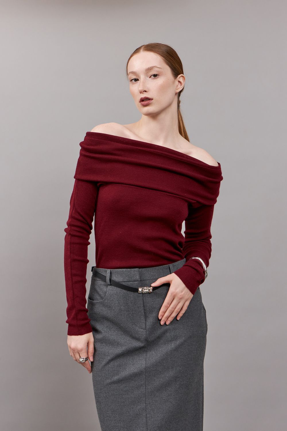 ТОНКИЙ РЕМЕНЬ С ЗАМОЧКОМ BLACK