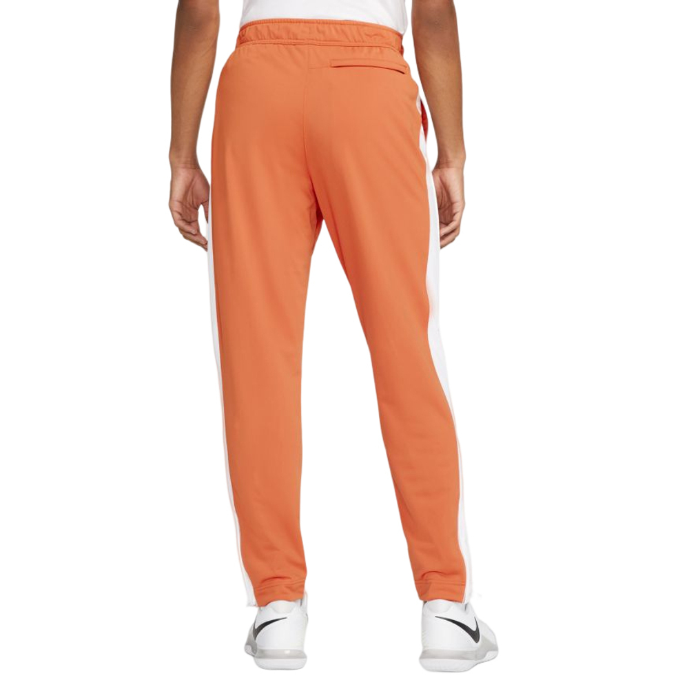 Мужские теннисные штаны Nike Court Heritage Suit Pant M - hot curry/white