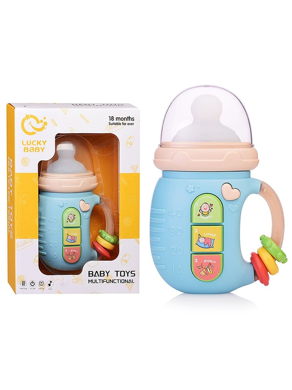 Игрушка развивающая Погремушка-бутылочка (LDJ220)