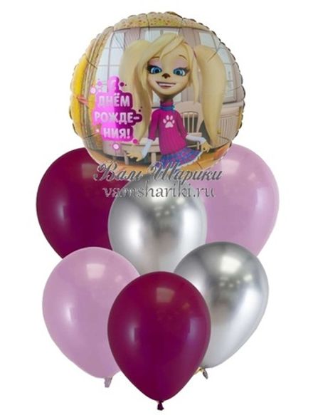 Фонтан шаров на ДР "С Лизой Барбоскиной"