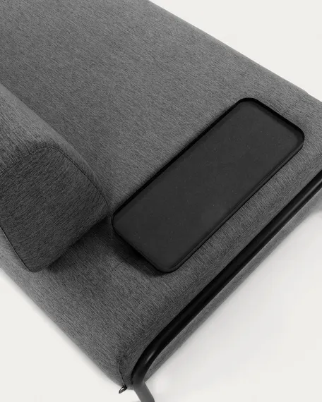 Модуль трехместного дивана Compo, темно-серый