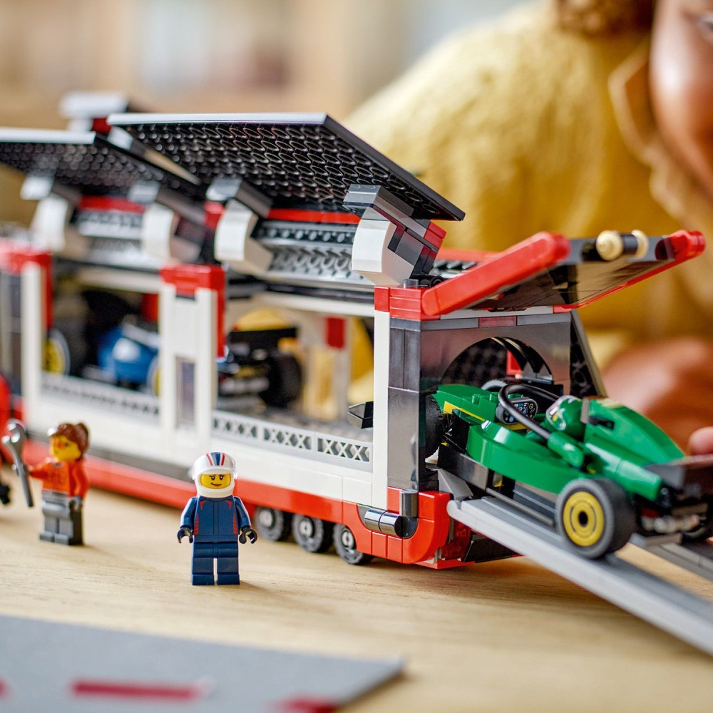 OUTLET LEGO City - F1 Грузовик с болидами RB20 и AMR24 F1 60445