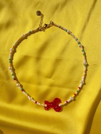 Чокер из бисера Лобстер с жемчугом