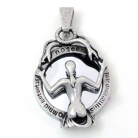 Амулет Тленность бытия Скелет, смотрящийся в зеркало