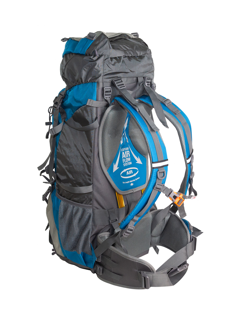 Рюкзак туристический Naturehike, 70л, голубой (NH70B070-B)