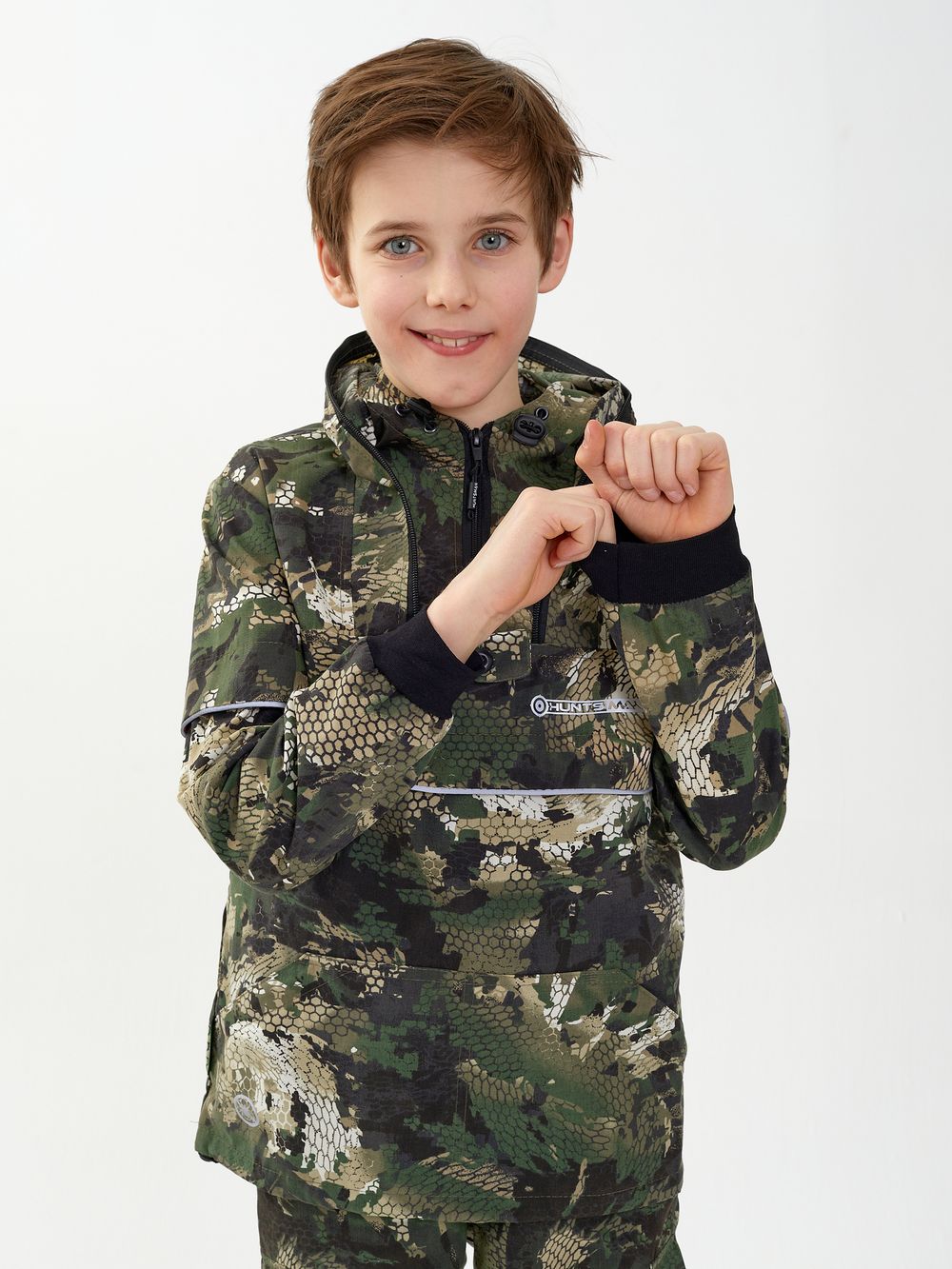 Костюм летний Антигнус-Детский ткань Сорочка цвет Зелёный питон