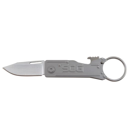 Складной нож SOG, KT1001 KeyTron c клинком из стали 5Cr15MoV, рукоять Stainless Steel